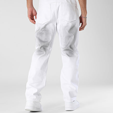 John H - Jean Regular 801 Blanc Gris