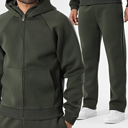 John H - Ensemble De Survetement L11 Vert Kaki