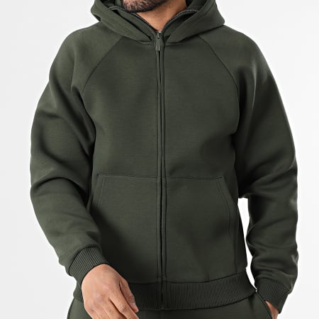 John H - Ensemble De Survetement L11 Vert Kaki