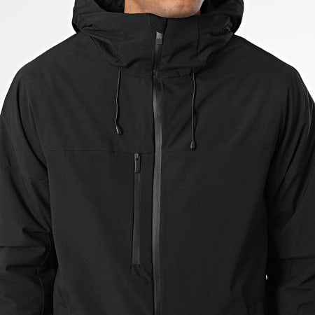 John H - Parka Capuche 17 Noir