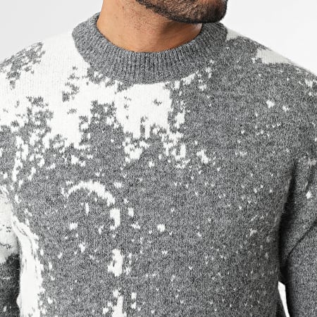 John H - Jersey 087 Gris Antracita Mezcla Negro