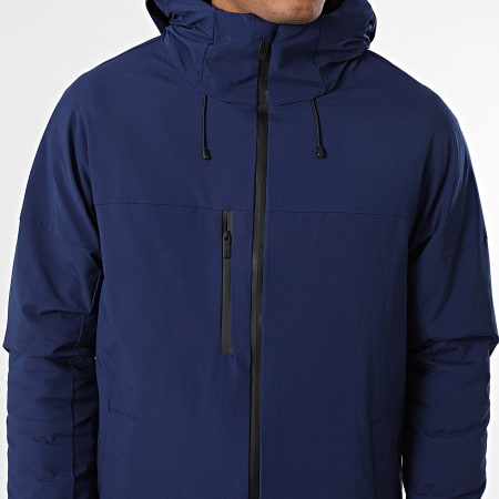 John H - Parka Capucha 17 Azul Marino