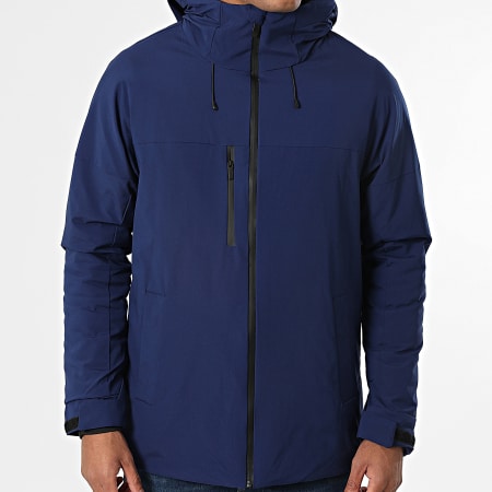 John H - Parka Capucha 17 Azul Marino