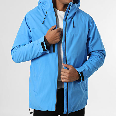 John H - Parka Capucha 17 Azul Claro