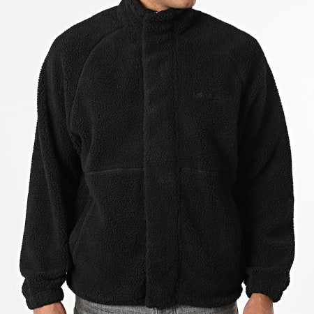 Only And Sons - Veste Sherpa Zippée Oversize Les Classiques Noir