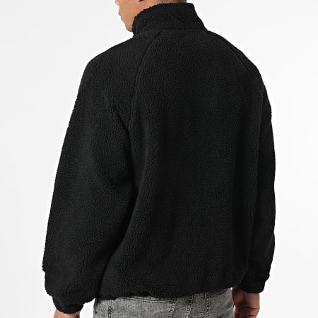 Only And Sons - Veste Sherpa Zippée Oversize Les Classiques Noir