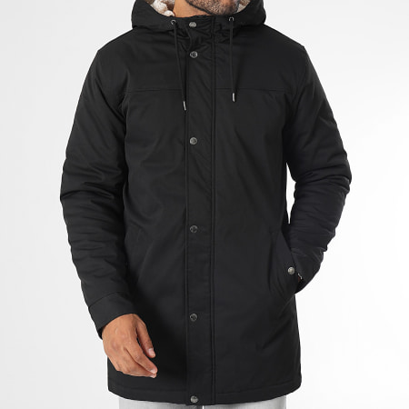 Only And Sons - Parka Capuche Longue Alexander Noir