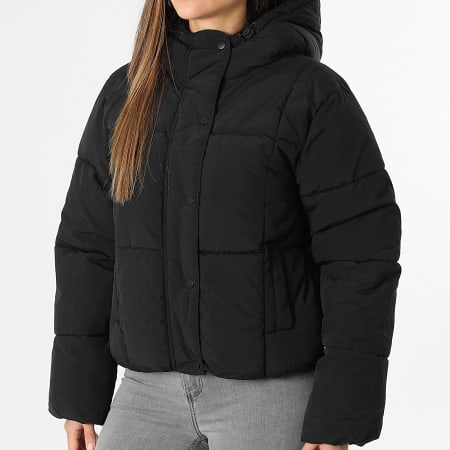 Only - Plumífero con capucha Mujer Wonder Negro