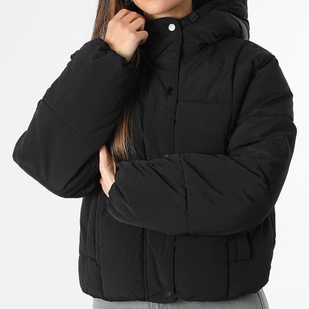 Only - Plumífero con capucha Mujer Wonder Negro