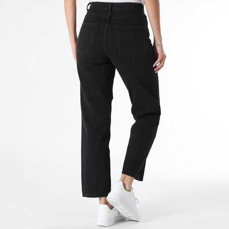 Only - Vaquero Straight Mujer Robbie Negro