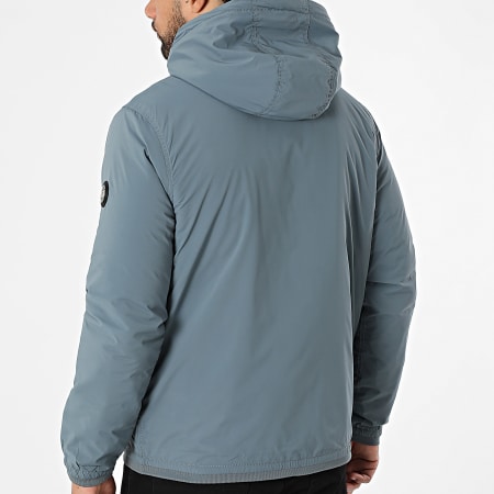 Teddy Smith - Chaqueta con Capucha Zippée Hector 12017895D Gris