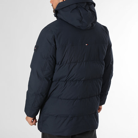 Tommy Hilfiger - Parka con capucha Rockie Utility 6593 azul marino