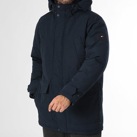 Tommy Hilfiger - Parka Capuche Rockie Down 0632 Bleu Marine