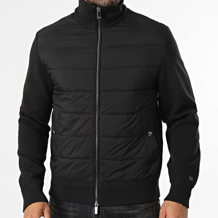 Tommy Hilfiger - Veste Zippée Mix Media 0774 Noir