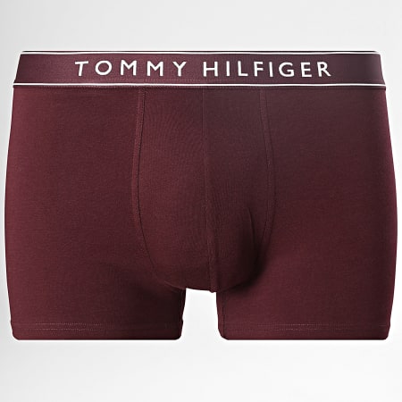 Tommy Hilfiger - Lot De 3 Boxers Everyday Essentials 3520 Bordeaux Bleu Marine Gris Chiné