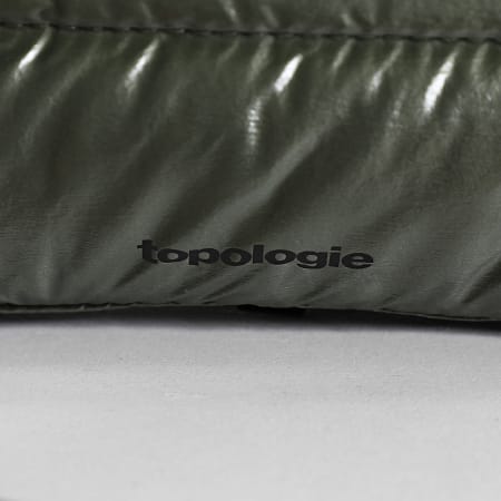 Topologie - Lot Sacoche Et Sangle Bottle Large 8mm Rope Vert Kaki Noir Réfléchissant