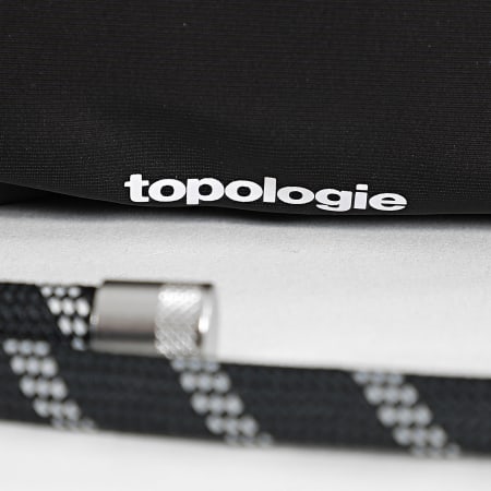 Topologie - Lot Sacoche Et Sangle Flat 8mm Rope Noir Réfléchissant
