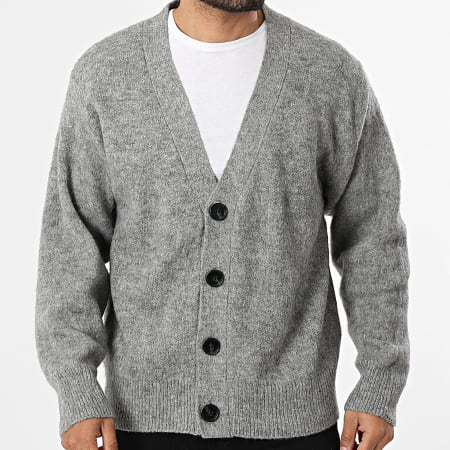 Uniplay - Cárdigan Botonado 686 Gris Jaspeado