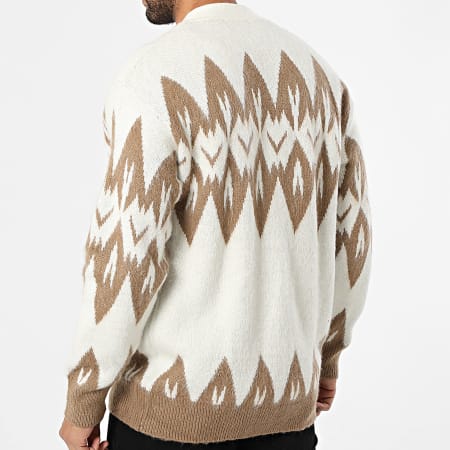 Uniplay - Cardigan Boutonné 687 Beige Clair Camel