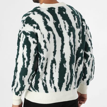 Uniplay - Sweater 669 Light Beige Dark Green