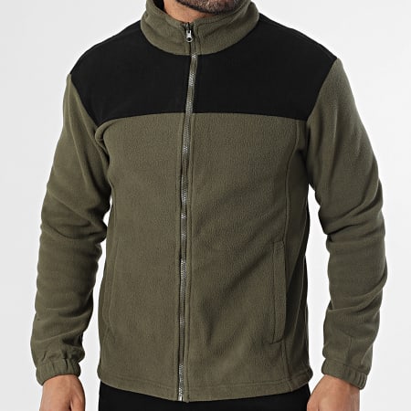 Uniplay - Parka con capucha 801 Verde Caqui Negro