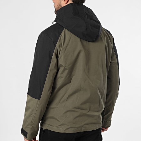 Uniplay - Parka con capucha 801 Verde Caqui Negro