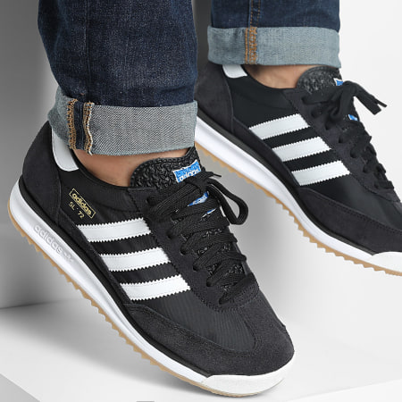 Adidas Originals - Zapatillas SL 72 RS JI1282 Core Black Footwear White Blue