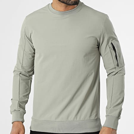 Classic Series - Sweat Crewneck 015 Vert Kaki Clair