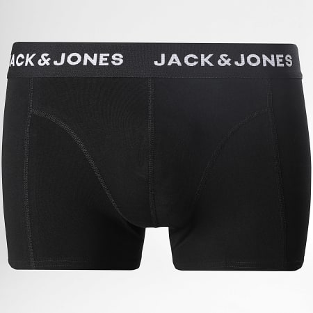 Jack And Jones - Lot De 5 Boxers Friday Noir Blanc Rouge Bleu Roi Orange Jaune