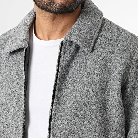 Jack And Jones - Jass met Rits Scope Grijs Gemêleerd