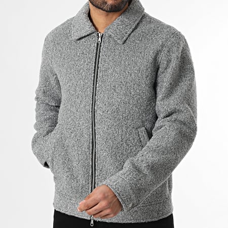 Jack And Jones - Jass met Rits Scope Grijs Gemêleerd