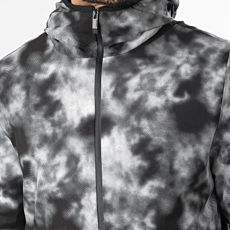 John H - Parka Capucha 12 Negro Gris