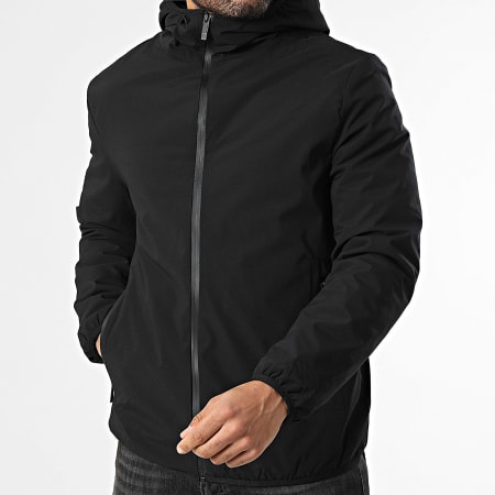 John H - Parka Capuche 15 Noir