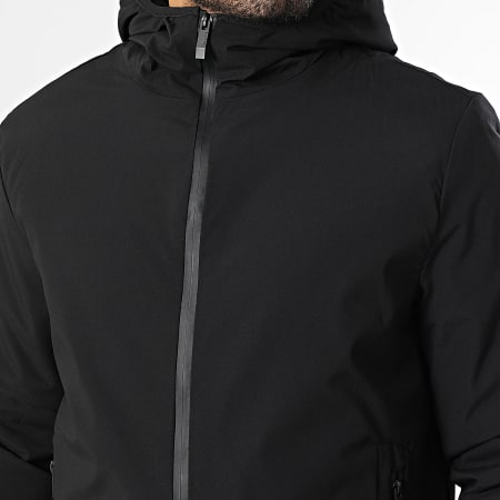 John H - Parka Capuche 15 Noir
