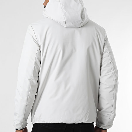 John H - Parka con Capucha 15 Gris Claro