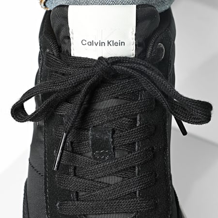 Calvin Klein - Zapatillas Retro Runner Essential Mix 1361 Negro Tempestad Blanco Vaporoso