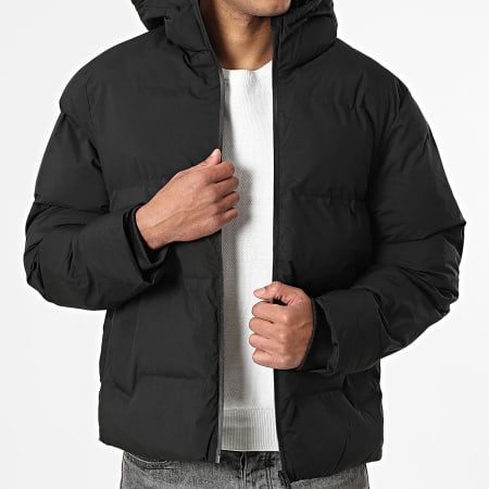 Jack And Jones - Plumífero con capucha Kaito Negro