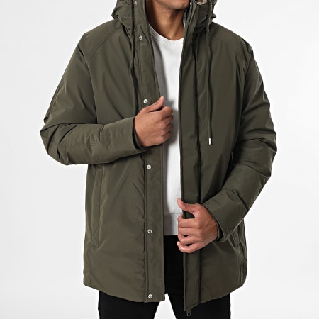 Jack And Jones - Parka Capuche Wood Vert Kaki