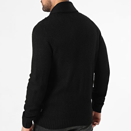 Jack And Jones - Cárdigan Paul Shawl Negro