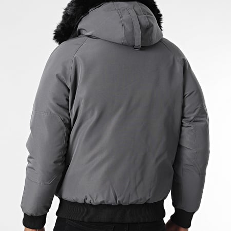 KZR - Gevoerde Zipper Jacket 198 Grijs Antraciet