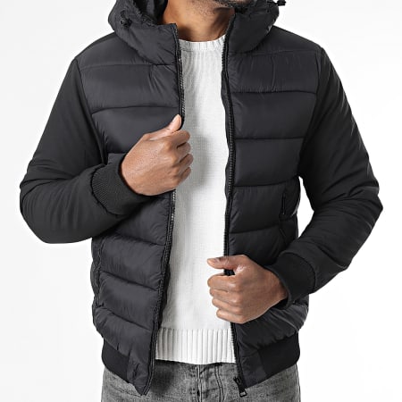 KZR - Doudoune Capuche 203 Noir