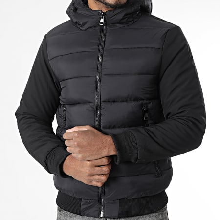 KZR - Doudoune Capuche 203 Noir