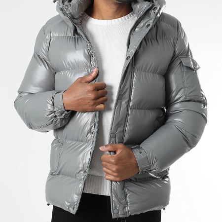 KZR - Doudoune Capuche 190 Gris