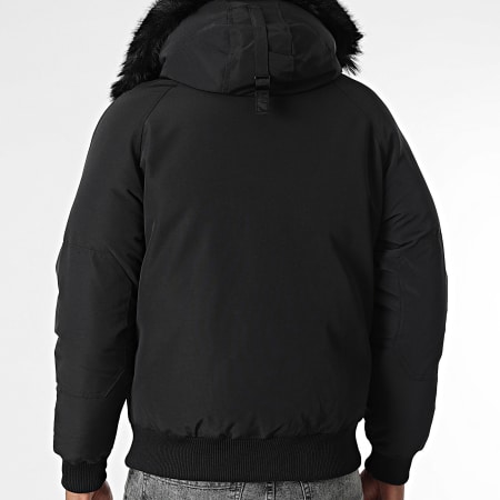 KZR - Blouson Capuche Zippé 198 Noir