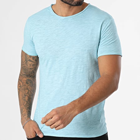 MTX - Tee Shirt 080 Bleu Ciel Chiné