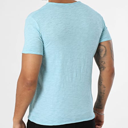 MTX - Tee Shirt 080 Bleu Ciel Chiné