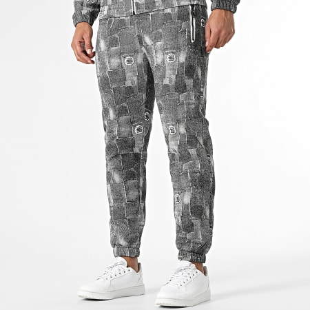 MTX - Ensemble Sweat Capuche Zippé Et Pantalon Jogging 729 Gris Anthracite