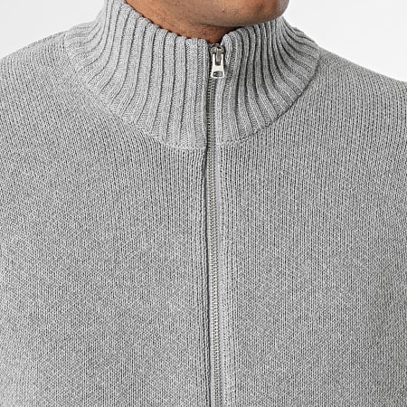 Only And Sons - Chaleco con Cremallera Blake Gris Jaspeado