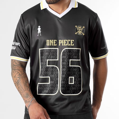 One Piece - Maillot Lifestyle Collector Col V One Piece Luffy 56 Noir Doré