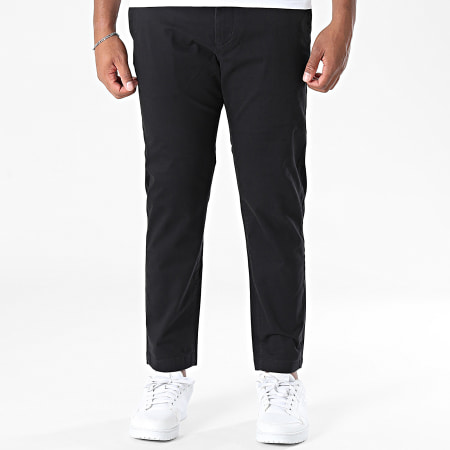 Tommy Hilfiger - Pantalon Chino Relaxed Tapered Fit Core Harlem Essential Twill 1997 Noir